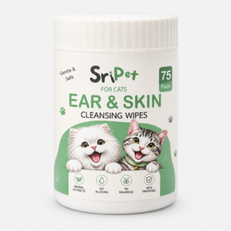 SriPet Ear & Skin Cleansing Wipes for Cats
